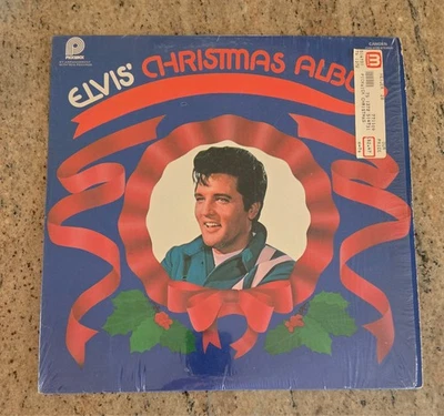 ELVIS PRESLEY CHRISTMAS ALBUM 12" LP VG+ VINYL RECORD SHRINK PICKWICK 1970 - Image 1 of 4