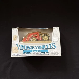 Ford 8N Tractor Red Loader Vintage Vehicle made USA  1/43 NIB 1980’s  - Picture 1 of 7