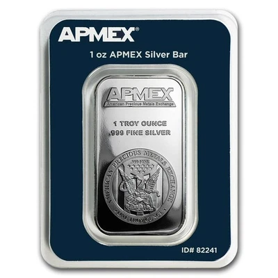 Barra de plata de 1 oz - APMEX (TEP) Foto 1 de 4