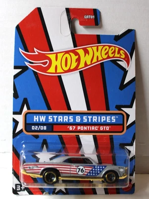 Hot Wheels 2022 HW звезды и полосы 2/8 '67 Pontiac GTO - новый - Изображение 1 из 2