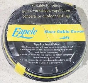 Cubierta protectora de cable Eapele de 4 pies para piso, conducto de PVC de alta resistencia👈 - Imagen 1 de 6
