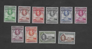 GOLD COAST 1939-43 GEORGE VI PICTORIAL DEFIN SET TO 1/3d SG 120a-128a/129 MNH - Picture 1 of 1
