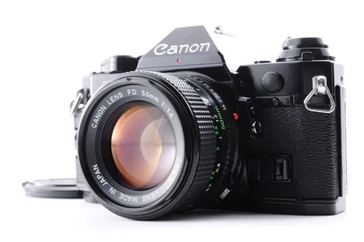 CLA'd Canon AE-1 Program Black / Lens New FD 50mm f/1.4 Exc+5 Y3139 - Image 1 of 4