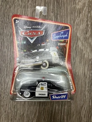 Coche de juguete fundido a presión Sheriff de Disney Pixar Cars Foto 1 de 2