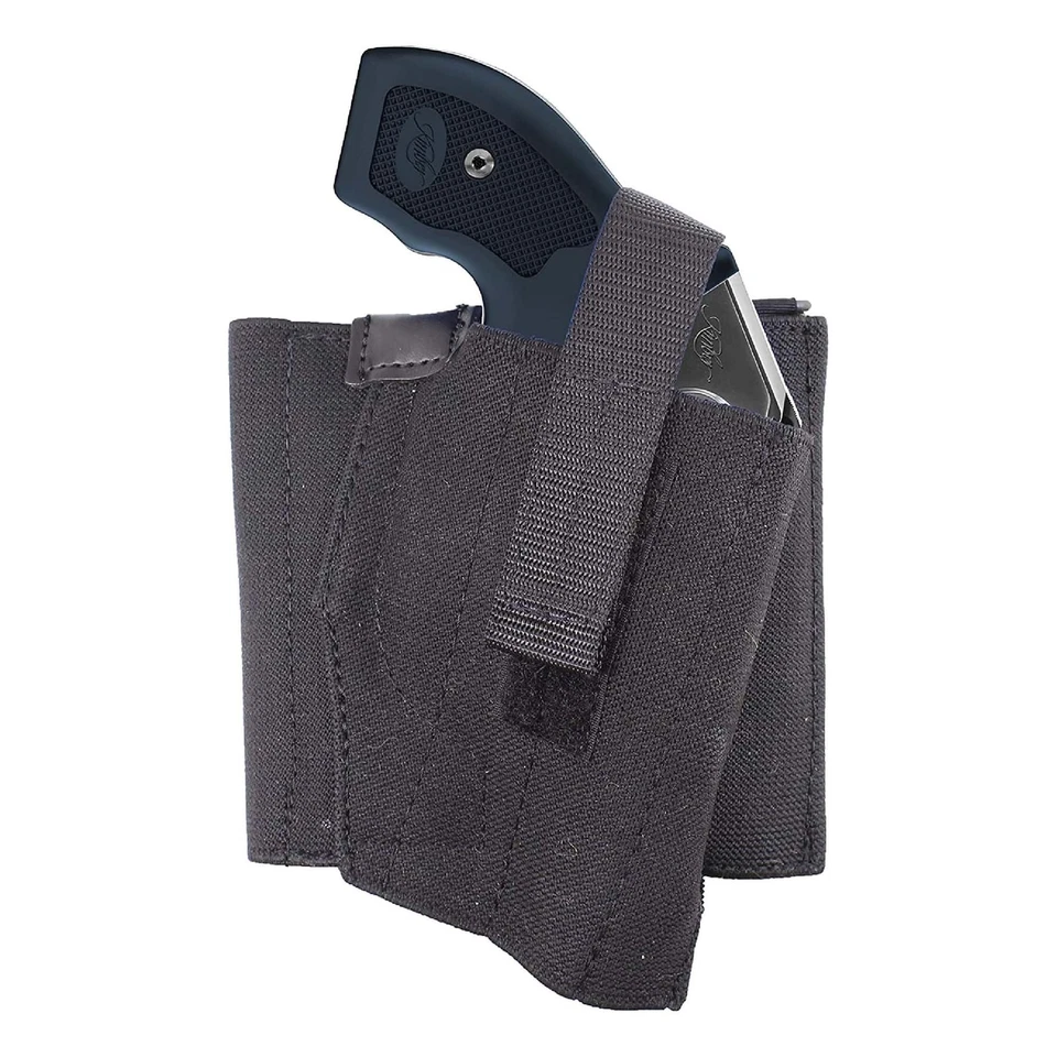 Funda de tobillo DeSantis Apache para revólveres pequeños negra elástica hecha en EE. UU. Foto 1 de 4