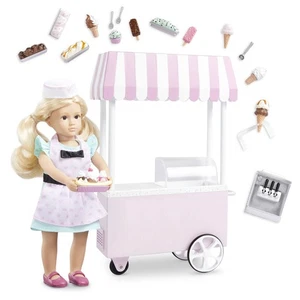 – Mini Doll & Ice Cream Cart – Clothes & Ice Cream Accessories for 6-inch Dol... - Picture 1 of 6