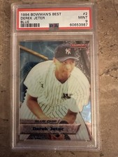 1994 Bowman’s Best Derek Jeter Blue Chip PSA 9 HOF Yankees
