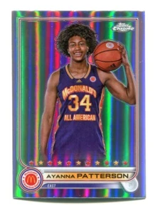 Rifrattore Ayana Patterson #80 2022 Topps Chrome McDonald All American UConn - Foto 1 di 2