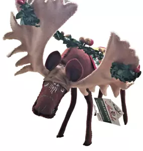 Annalee 9"Christmas Elegance Moose-NWT & Bag-Item #970418 Dillard's Exclusive - Picture 1 of 4