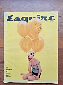 Esquire Magazine February 1956 complete with Marjorie Hellen Esquire’s Lady Fair - Picture 1 of 8