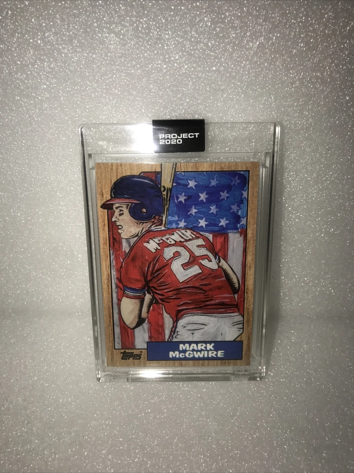Topps PROJECT 2020 Card 81 - 1987 Mark McGwire by Blake Jamieson - Image 1 of 4