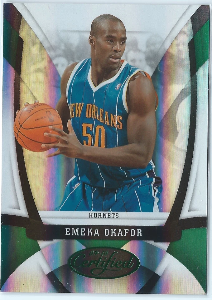 Emeka Okafor 2009-10 Panini Totally Certified EMERALD #ed 1/5! SP RARE! - Image 1 of 1