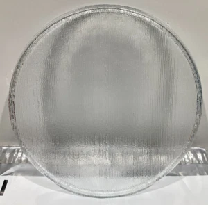 Crate and Barrel LUTRA Platter Clear Texture 11" - Picture 1 of 6