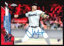 2020 Topps Chrome Sapphire Jordan Yamamoto Red Refractor Rookie Auto /5