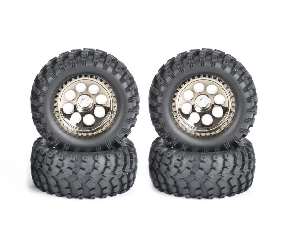 Räderset Cross Country 4WD 4 Stück für 1:10 RC Cars + Crawler Carson 500900140 - Bild 1 von 1