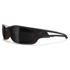 Edge Eyewear TSK-XL216 Black Frame Smoked Lens Kazbek Polarized Safety Glasses