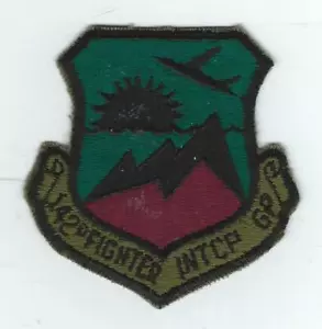 70's-80's 142nd FIGHTER INTERCEPTOR GROUP subdued patch - Picture 1 of 2