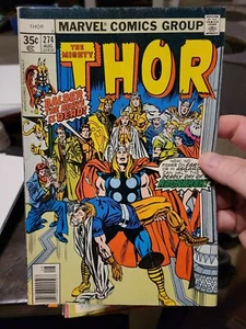 Thor #274 Marvel Comics 1978 Bronze Age 1st app Odins Ravens Death Of Balder - Picture 1 of 8