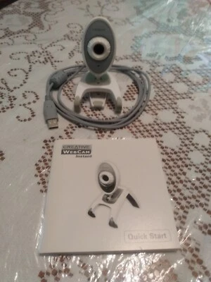 Creative Webcam Instant USB Model VF-0040 With Installation Disk And Manual  - Image 1 of 3
