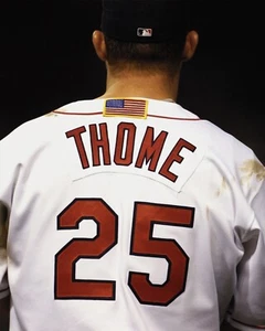 Jim Thome Name & Number Cleveland Indians 8x10 MLB Baseball Photo - Bild 1 von 1