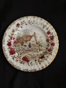1988 Royal Albert Old Country Roses Cottage Plate 10 Inch Plate - Picture 1 of 9