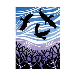 Greeting Card by Manda Beeching "Blown on the Wind" Eco-Friendly Carbon Zero - Picture 1 of 1