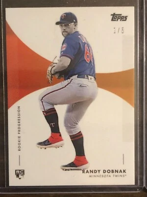2020 Topps Rookie Progression #38 Randy Dobnak Minnesota Twins RC 1/5 - Image 1 of 2