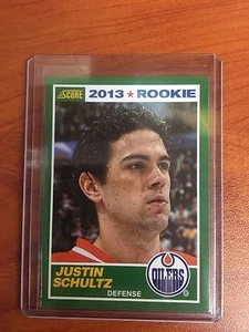 2013/14 Score #6 Justin Schultz Oilers Rookie RC SP SSP Only 1 on EBAY - Picture 1 of 2