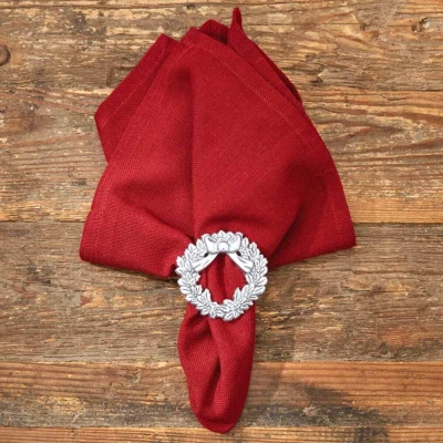 Park Designs Casual Classics Red Dinner Napkins ~~ Set of 4 ~~ - Image 1 of 2