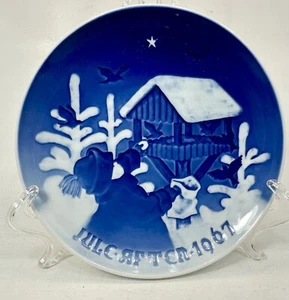 BING & GRONDAHL B & G 1967 7 1/4" Christmas Plate MINT - Picture 1 of 3
