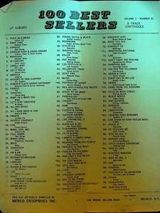 100 Best Sellers Music June 17 1972 Albums Jo Jo Gunne - Picture 1 of 2