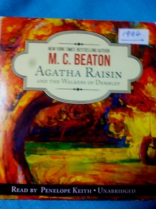 M C Beaton Agatha Raisin Audio Book CD ~THE WALKERS OF DEMBLEY Unbridged Book 4 - Picture 1 of 2