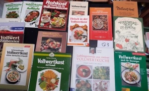 Buchpaket Kochbücher Vollwert; älter, Raritäten, meist ungelesen, gut erhalten - Bild 1 von 9