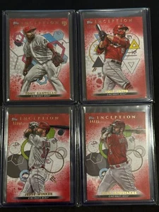 2022 Topps Inception Cincinnati Reds Red Parallel /75 Team Set Votto Winker - Bild 1 von 5
