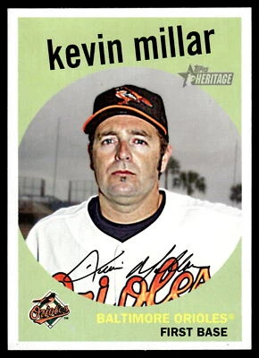 2008 Topps Heritage #607b Kevin Millar Card - Image 1 of 2