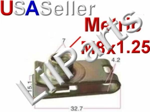 U J Fold Over Clip On Floating Nut M8 x 1.25 Sheet Metal Body Door Trim Fender - Picture 1 of 1