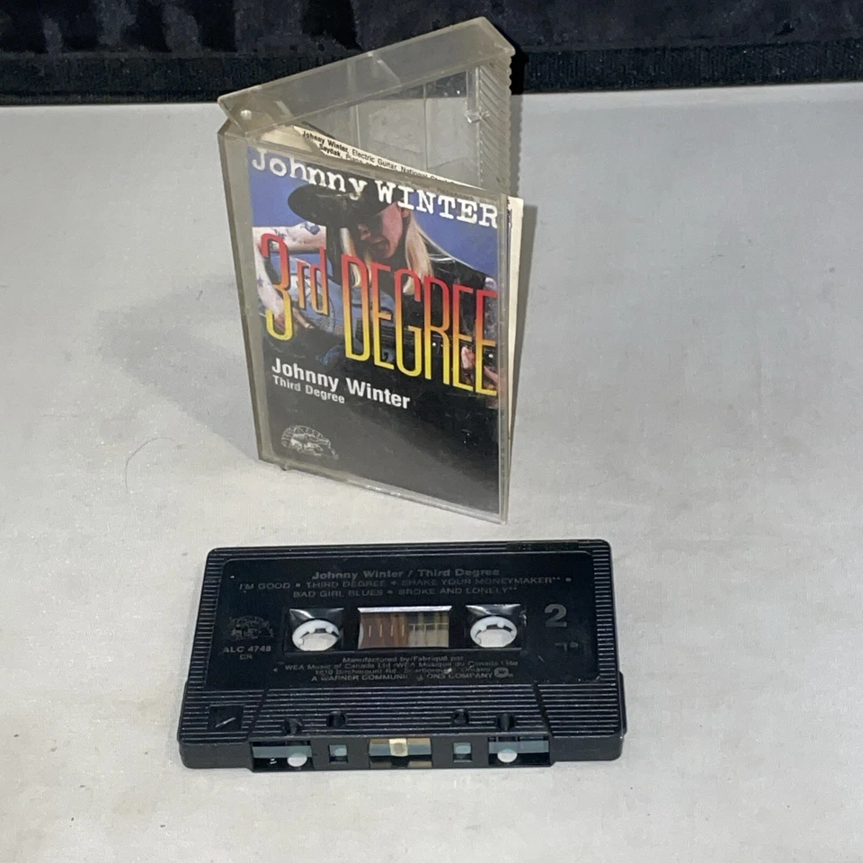 Johnny Winter : Third Degree (Cassette Tape 1986 Alligator) *Rare* *Very Good* - Image 1 of 1