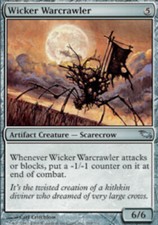 1x Wicker Warcrawler NM, English MTG Shadowmoor