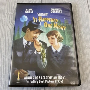 It Happened One Night DVD 1934 Clark Gable Colbert Comedy Oscar Flapper Movie - Picture 1 of 6