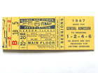 1947 ILLINOIS HIGH SCHOOL BASKETBALL FINALS TICKET BOOKLET HELD IN CHAMPAIGN