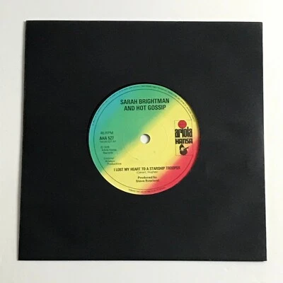 Sarah Brightman & Hot Gossip - I Lost My Heart To A Starship Trooper 7" Record - Image 1 of 4