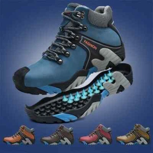Stivali da neve uomo outdoor alpinismo antiscivolo isolamento scarpe cotone peluche - Foto 1 di 23