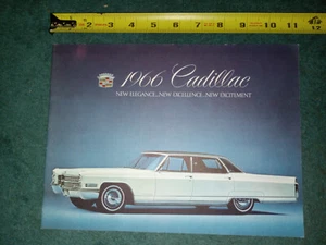 1966 CADILLAC SALES BROCHURE / SALES CATALOG / ORIGINAL 16 PAGE DEALERSHIP ITEM - Picture 1 of 9