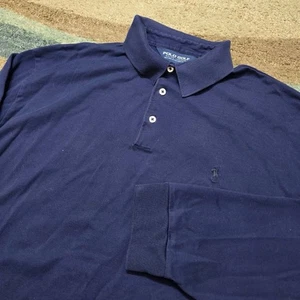 Polo Golf Ralph Lauren VGT Long Sleeve Navy Old Money Pima Cotton Men's size XL - Picture 1 of 8