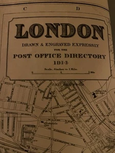 Map Of London - Post Office 1914 - Picture 1 of 13