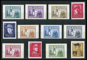 12 vignettes France 2024 - 80 years LIBERATION ALSACE 1944/45 Leclerc, de Gaulle, - Picture 1 of 1