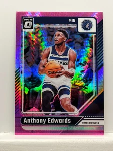 2024-25 Donruss Optic - Anthony Edwards; Pink Hyper Prizm #31 - Bild 1 von 2