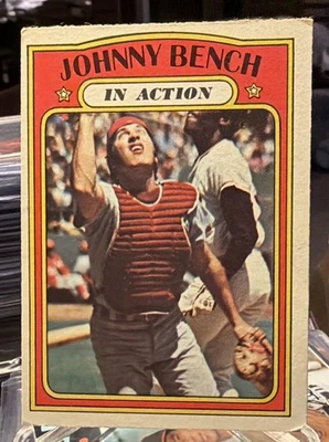 1972 Topps Set-Break #434 Johnny Bench Ia Sin precio base como nuevo *GMCARDS* Foto 1 de 2