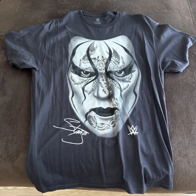 Camiseta Sting Black Scorpion Face WWE para hombre L Foto 1 de 3