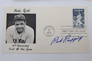 CHARLES RED RUFFING BABE RUTH TEAMMATE 1983 GAME AUTOGRAPH REC FDC 2046 TS70 - Bild 1 von 1